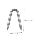 U Shaped Garden Stakes Nails For Fencing And Wire Mesh Easy Setup Quick Outdoor Installation Lightweight Iron Pegs 30 Pack