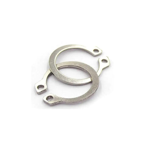 Bulk 50 Pcs M8 External Snap Rings In Top Grade 304 Stainless Steel for secure shaft retention and bearing fixing.