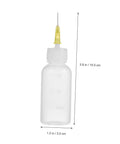 Heavy Duty Squeeze Applicator Bottle 30Ml Precision Dispenser with interchangeable nozzle, 3.9in height, for precise liquid control.