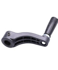 Top Notch Replacement Drill Press Table Crank Handle For Smooth Raise Lower Adjustments On Bench Drills With No Fuss Operation And No Sweat Quick Installation, black plastic handle.