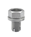 Heavy Duty Stainless Steel Oil Pan Drain Plug Repair Kit M12x1.5 Self Tapping With O Ring For Your Car To Stop Leaks And Fix Thread Damage Fast, close-up