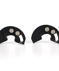 Hidden 90 Degree Cabinet Door Hinges For Industrial Equipment Cabinets 2 Pack Black Carbon Steel Durable Hinges With 625N Radial Load Rating