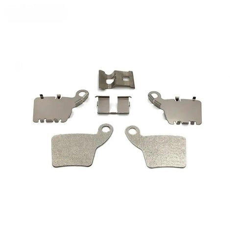 Premium Motorcycle Front And Rear Brake Caliper Repair Kit With Pins, Springs And Pads For Off Road Dirt Bikes, Delivers Strong Braking, Easy Fit, Durable Construction, Ideal Upgrade For Caliper Maintenance And Braking Stability. metal brake pads and clips set