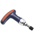 Adjustable Torque Screwdriver Set With Precision Dial 3 To 6 Nm Multi Bit Wrench For Electronics And Light Industry Easy Read Scale 6.35 Hex Connector Great For DIY Projects And Electrical Work, T-handle with metal shaft