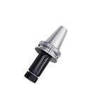 Heavy Duty Flexible Cnc Collet Bt50 Er25 400Mm Long Shank, stainless steel, shown from side angle.