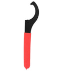 Rock Solid Er32 Collet Chuck Holder Set For Pro Milling Drilling And Boring Cnc Work. Durable tool with red handle and black hook design.