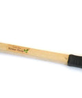 Mid Size Hand Held Forged Adze Hoe Mattock For Digging And Weeding, wooden handle and steel head visible