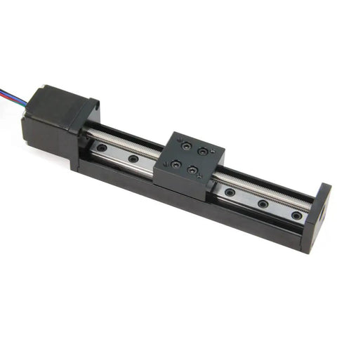 Compact Mini Linear Rail Guide Kit With Lead Screw T6x1 And Nema 11 Stepper Motor For DIY CNC Router Parts X Y Z Linear Stage Actuator 100mm