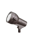 Old School 1 Light HID Accent Wall Light For Outdoor Use 120V Textured Architectural Bronze with clear glass, side view