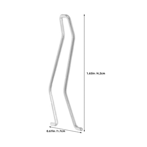 Quick Rebound Stainless Steel Torsion Springs For Nippers And Pruning Shears. Durable Pedicure Tool Replacement Hardware That Slides In Effortlessly For Smooth Clipping Action Every Time. Get Your Beauty Instruments Back To Crisp Working Condition With, stainless steel spring, 1.65in x 0.67in