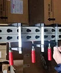 Heavy Duty General Purpose Clamp With Zinc Die Cast Jaws Delivers Up To 330 Pounds Of Clamping Power on metal shelf