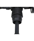 No Fuss Cordless 19.2V Drum Pump With Telescopic Tube Fitting showing the adapter connection for 55 Gallon Barrels And Ibc Tanks.