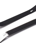 Fifteen Inch Flat Utility Pry Bar With Nail Puller And Chisel Ends For Prying Scraping Lifting And Pulling Heavy-Duty Carbon Steel Rust-Resistant Finish