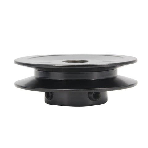 Heavy-Duty Single Groove Web Sheave for V-Belt Systems, 3.0 Inch OD, 5/8 Inch Bore, Cast Iron Pulley, side view