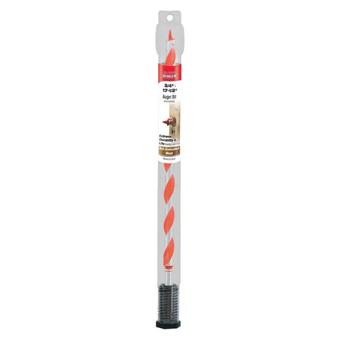 Heavy Duty Auger Bit For Wood And Nail Embedded Wood With Two Step Cutting Action And Dura Tip Technology, 3/4 Inch Diameter