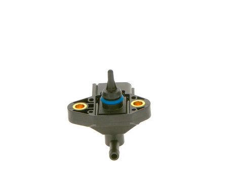 OEM Fuel Pressure Sensor Replacement For Ford And Lincoln Vehicles With Original Equipment Quality And Fast Response Plug And Play Design For E Series Vans Escape Expedition Explorer F Series Trucks Focus Fusion Mustang Mazda Mercury black plastic sensor front view