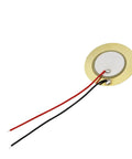 27mm piezo disc sensor with wires, brass finish, for 12 Pack 27mm Piezo Disc Element Sensor With Wire Piezoelectric Pickup Sensor Contact Microphone Trigger Transducer Prewired For Guitar Drum Trigger Gold DIY Friendly High Sensitivity