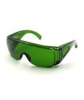 Top Shelf Anti Fog Safety Glasses With Kickass Green Lenses And Prescription Friendly Design crafted for dental lab shifts and construction.