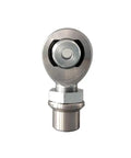 Heavy Duty XMR16 Male Rose Joint Rod End With 1 Inch Bore Plus 1.25 Inch Thread, front view of robust metal joint.