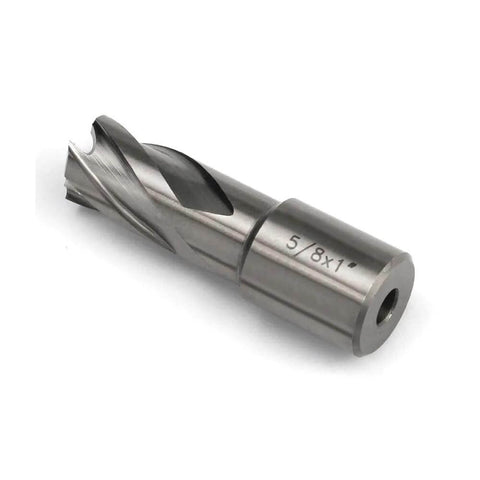 Side view of 5/8x1 annular cutter with metal body and 1 in depth