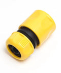 Yellow connector part of 100 Pack Hose Female To Quick Fit Connectors For Standard Flow Hose Fittings Green Durable Garden Irrigation Kit Ideal For Diy Projects And Replacements Must Have