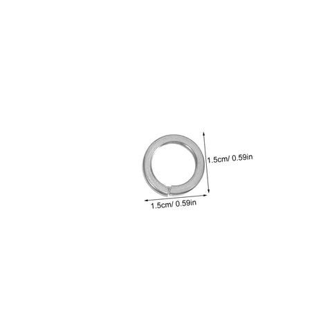 100 Pcs Stainless Steel Spring Lock Washer Kit for Bolts and Nuts Heavy Duty Anti Loosening and Vibration Proof Washers Fastener Set for Car Assembly and General Repair, 1.5cm washer