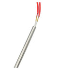 Rock Solid Cartridge Heaters 12Mm X 120Mm Industrial Air Warmers with 316 stainless steel core and red wiring for pellet stoves.