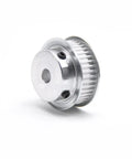 30T 3M Timing Belt Pulley Synchronous Wheel With 8mm Bore For 10mm Width Belts Aluminum Alloy Workhorse CNC Milling Lathe Gear Drive Component Ready For Precise Machining Hobbing Drilling And Gear Shaping Applications. Silver aluminum alloy 30T 3M timing pulley with 8mm bore and set screws
