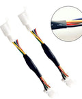 Waterproof 5 Wire Electric Bike Hall Sensor Adapter With PCB Motor Controller For Ebike Throttle Sync, showing connectors and wiring details.