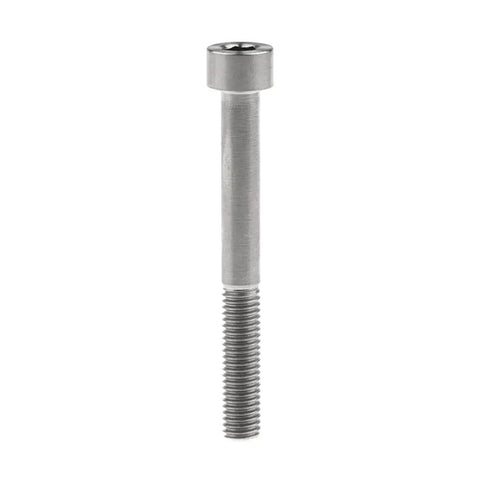 Kickass Grade 5 Titanium M5x45mm Hex Socket Head Screw with Allen Drive for smooth builds, featuring a rust resistant finish.