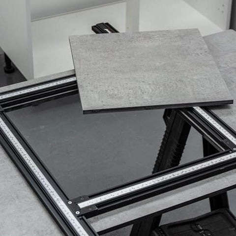 Adjustable Router Jig Frame and Guide System for Cutting Square and Rectangular Recesses, Slots, and Face Panel Molds With a Router