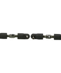 Two Pack Steering Linkage With Screws For Hyper Go MJX RC Trucks One Sixteenth And One Fourteenth Scale Upgrade Kit Fits H14BM H16BM H16PL 14210 14211 JC14EP JC16 Spare Parts 16431 14431 Durable RC Steering Hardware, black metal links