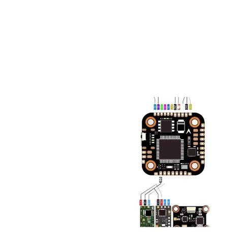 Pro Grade Flight Controller With OSD And Barometer 16M Black Box Data Recorder Real Time Telemetry For FPV Drones on white background