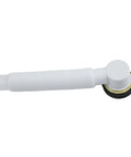 7-Hole Bathtub Drain Pipe Zinc Alloy ABS White(Drainer + Pipe) flexible white drainage pipe with round fitting.