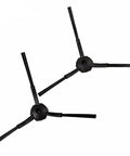 Replacement Parts Kit For V5s Pro, V5s Pro 2, V5, V5s, V5s Plus, V3, And V3s Robotic Vacuum Cleaner Filters, Brushes, Beater Bar, And Easy Snap In Maintenance Accessories To Keep Your Bot Running Smooth showing two black side brushes