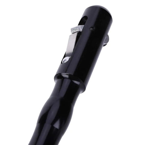 Close-up of TIG Wire Feed Pen for Easy Welding, Finger Feeder and Rod Holder for Soldering Equipment, black aluminum