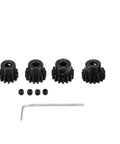 Hardened Steel Pinion Gear Set For RC Cars 13T 14T 15T 16T For 5mm Motor Shaft Works With Steel Spur Gears Beefed Up Pro Grade