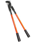 Beefy 25 Inch Cable Cutter For One And Three Eighths Inch Diameter Copper And Aluminum Wire With Replaceable Hook Jaw Blades