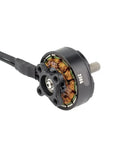 Close-up of 2306 1700KV 2400KV Brushless Motor for FPV RC Drones, showing copper coils and mounting screws.