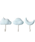 3 Pc Wall Mounted Hooks Set Grey Creative Home Storage Solution For Keys Towels And Sundries Sleek Kitchen Bathroom Organizer Rack Nifty Space Saving Design Total Game Changer For Clutter Control Aesthetic Decor Friendly