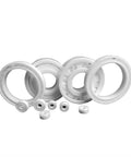 2 Pack Mixed Ceramic Ball Bearings For Fishing Reels SMR115 5X11X4MM Low Friction Rust Resistant Hybrid ABEC 7 Set