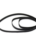 Super Cool GT2 Closed Loop Timing Belt 6mm Pulley Drive Synchronous Syncbelt For 3D Printer, CNC, And Robotics With Abrasion Resistant Durable Flex Performance In 280 Millimeter Size, showing a flexible belt in a looped shape.