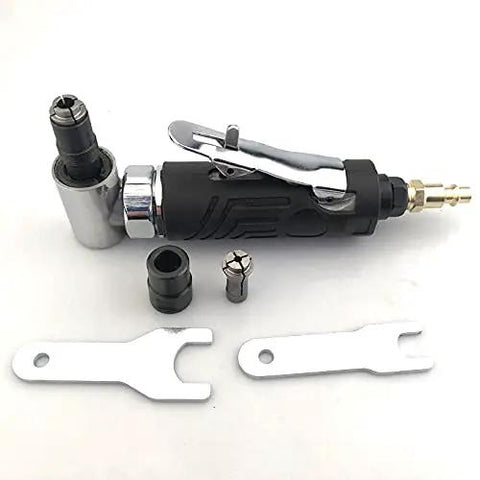 Boss Level 1/4 Inch Pneumatic Air Angle Die Grinder Hard As Nails Shop Tool For Zero Lag Cutting Grinding Polishing Milling And Engraving Work