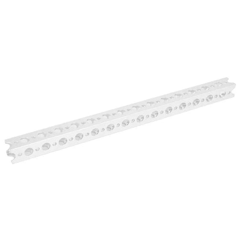 Kickstart Your Epic Robot Build With These Slick 2 Pcs Durable Aluminum Square Beams Featuring Top Shelf 7005 Alloy For Super Strong Stability And Rock Solid Structure That Totally Slays Any Heavy Duty DIY Robotics Project Out There Today! white perforated aluminum robot beam