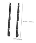 Heavy Duty Adjustable Wall Storage Straps With Badass Rugged Buckles Perfect For Camping Chairs Yoga Mats And Tents, 66.81 in length.