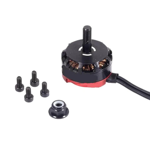 2300KV Brushless Motors With 20A And 30A ESCs For FPV Drones And Quadcopters, 2205 Size, motor close-up with mounting screws