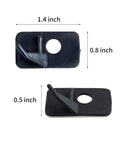 Six Pack Plastic Arrow Rest For Recurve Bow Black Self Adhesive Arrow Rest For Target Practice Hunting And Precision Shooting