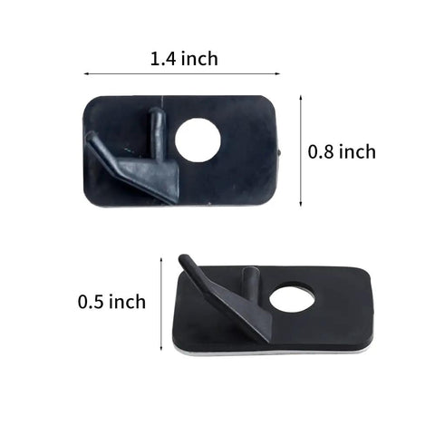 Six Pack Plastic Arrow Rest For Recurve Bow Black Self Adhesive Arrow Rest For Target Practice Hunting And Precision Shooting