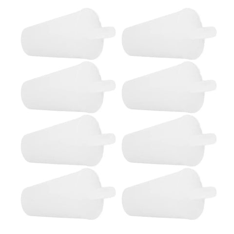 Top Tier 20 Pcs Silicone Plugs Kit For Electroplating Anodizing And High Temp Jobs Plus Tapered Fit Sealing Holes Durable Heat Resistant Stopper Gear Protecting Paint Spraying Surface Treatment, 8 white tapered plugs