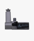 Side view of purge wiper and waste dispenser for A1 and A1 Mini 3D printers, showing "Keep Clear of Moving Parts" label.